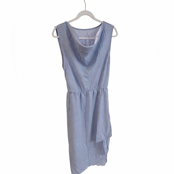 HALARA Dresses & Skirts - HALARA Light Blue Asymmetrical Dress